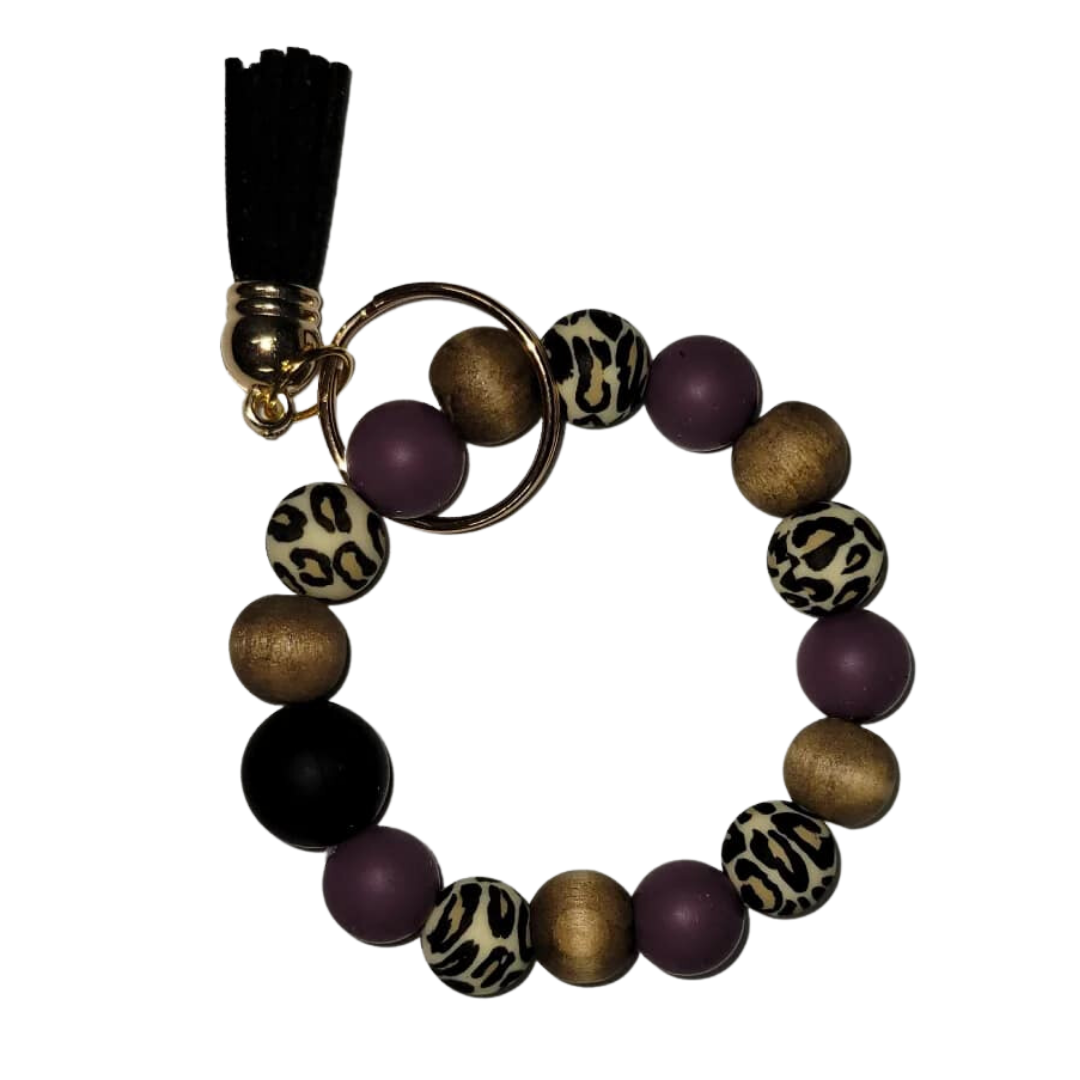 Custom Order Silicone Bead Keychain